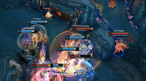 Faker绝境爆(bào)发，T1开启愤怒形態(tài)！CFO逆转打团灭，比赛拖入决胜局