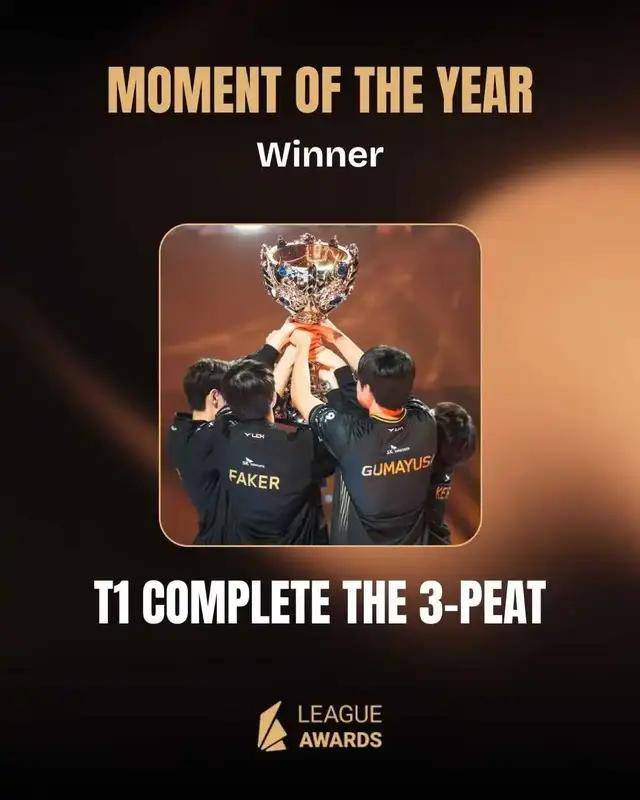 LOL新老交替，Chovy力(lì)压Faker拿年度选手，新王登基(jī)